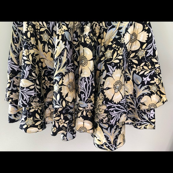 Sigird Olsen 100% silk floral skirt - Picture 3 of 3